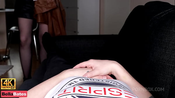 Step mommy gives sloppy deepthroat blowjob 