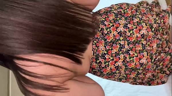 18yo slut in dress fucked good after blowjob