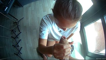 She Gives the dick a Lick and Hides It Away