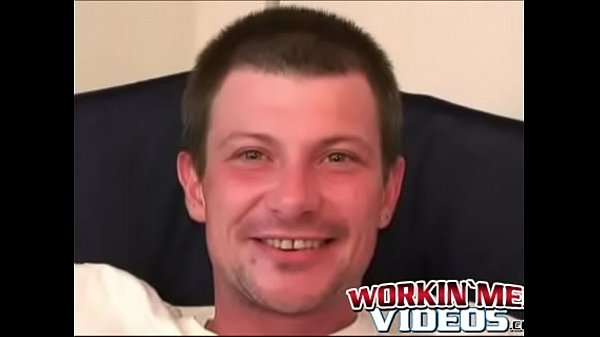 Perverted handyman tries to fuck himself 