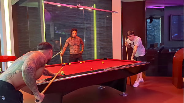 Nonton There Was A Wild Orgy In The Pool Hall - Andrea Lux, Apra Shay, Agatha thumbnail