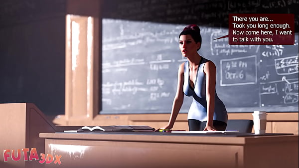 Play MP4 - Futa3DX - Mistress Teacher User Her Skills To Fuck Cute Futa Blonde