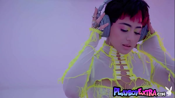 Smoking hot latin beauty teasing in her slutty lingerie and posing naked 