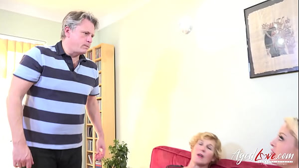 Play MP4 - AGEDLOVE Two Matures and Kelly Cummins Riding Cock Of Marc Kaye