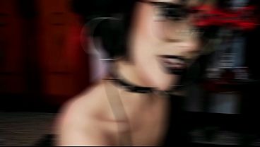 Goth Girl's Intense Foot Worship & Deepthroat Show