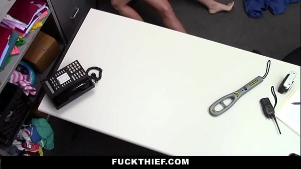Skinny Shoplifting Teen Punished by Pervert_Mall Guard - Fuckthief