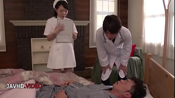 Sensual Japanese Nurse In Stockings Delivers Tender Care thumbnail