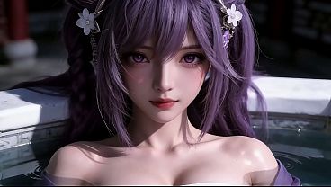 Nonton A Beautiful Woman With Long Classical Purple Hair, Giving You A Fairyland-like Experience, 3-way Sex, Face-slapping. Ai-generated thumbnail