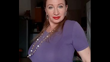 Hot GILF moves seductively 