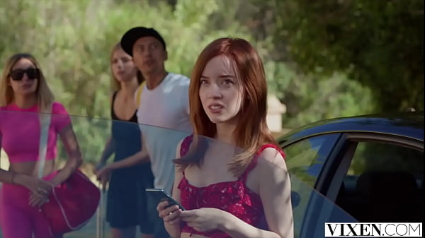 Vixen raunchy redhead craves hard cock