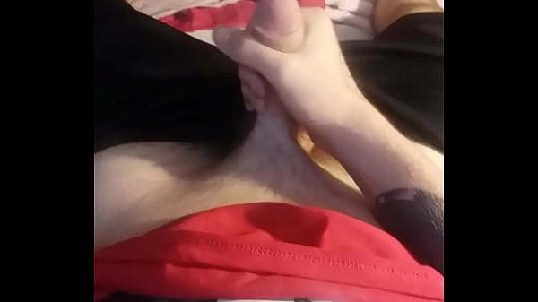 Masturbating on bed just for fun
