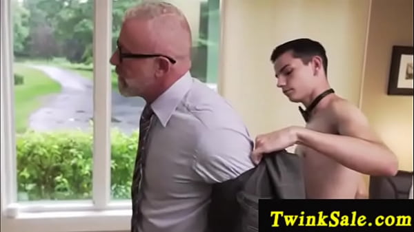 Teen Dominated by a Mature Businessman 