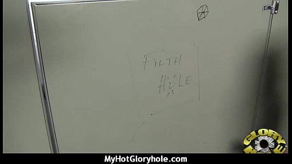 Ebony teen shows_off her_blowjob_skills at gloryhole 1