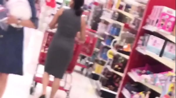 LATINA MILF TIGHT DRESS BOOTY CANDID 4 