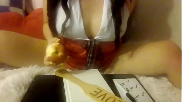 Slut Asian Teacher Eats Her Apple And_Fucks You In Class