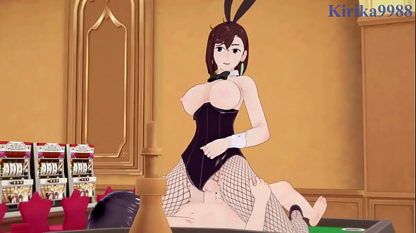 Momo Ayase (Bunny Girl) and Seiko Ayase (Bunny Girl) intense sex. - DAN DADAN Hentai 