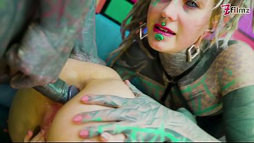 Dirty Goth & Hippie Babes Crave Anal Pounding and Thick Facial Cumshots 