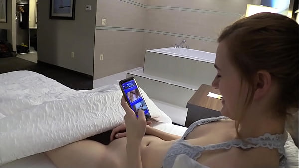 Nosey 18 year old stepsis watches my porn part 1