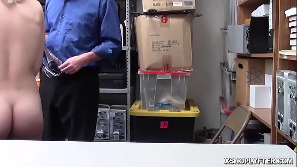 Blonde Teen sucks as_she goes down on herknees!