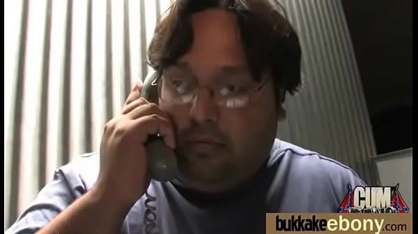 EbonyBabe Sucks Group Of White Guys_13