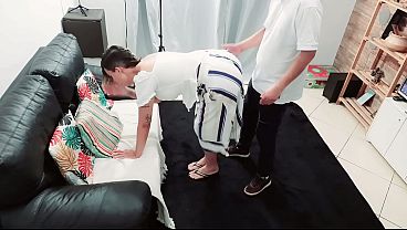 Slapping the buttocks and breasts.