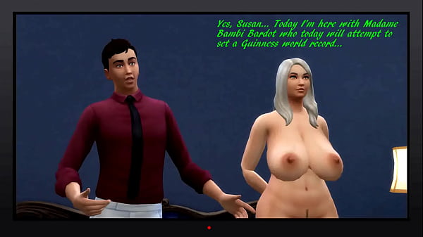 SIMS 4: A newscaster thrives when given the powers of God 