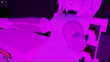 In Roblox's Brookhaven, A Sexy Hentai Girl Is Tied To A Sexy Machine And Brought To Climax thumbnail