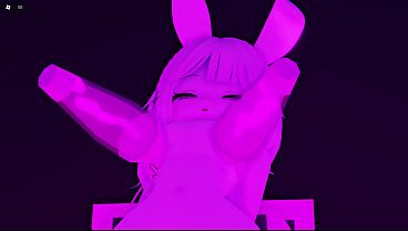 【Roblox Brookhaven】 Hentai girl bound with embarrassing training equipment and made to squirt 【2026/4】