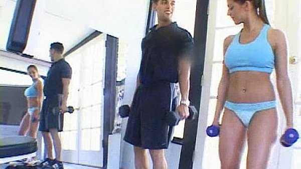 Fucking session in the gym 