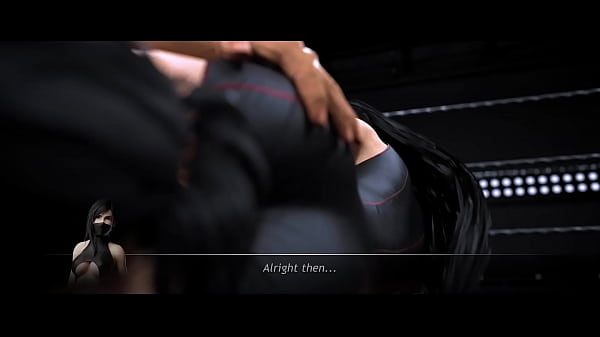 Reverse headscissors on a wrestling ring