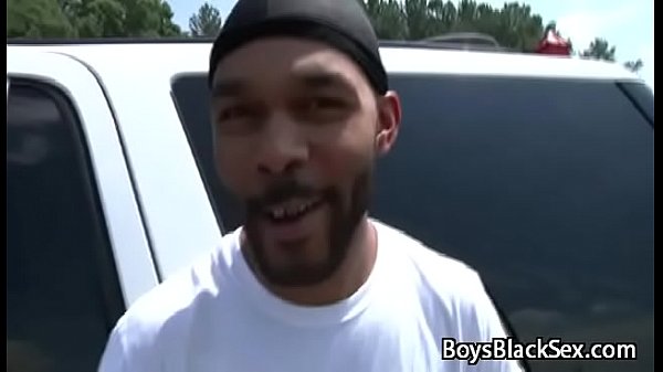 Black Gay Muscular Man Seduces Teen White BOy For A Good Fuck 07