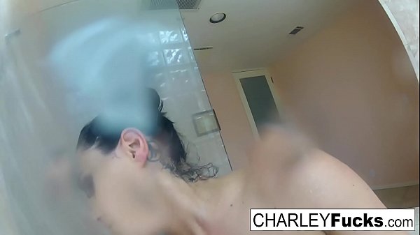 Charley showers off after a_good fuck