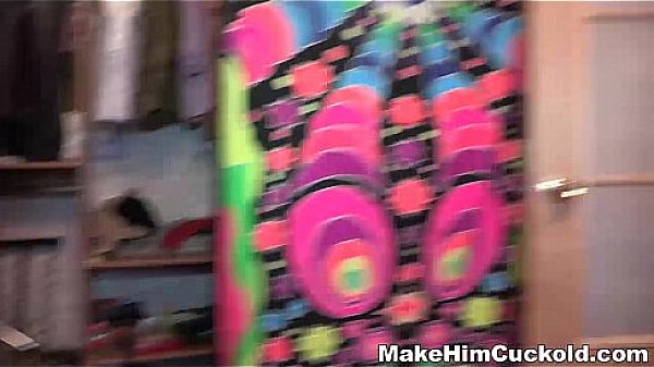 Make Him Cuckold - First he hides his lover's bra in the closet 