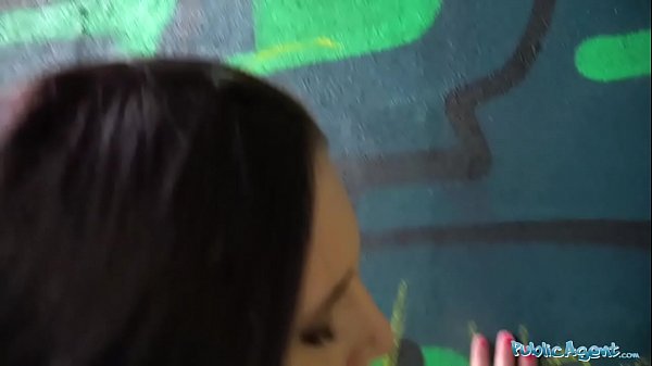 Public Agent_Sexy brunette lady fucks and sucks to make ex jealous