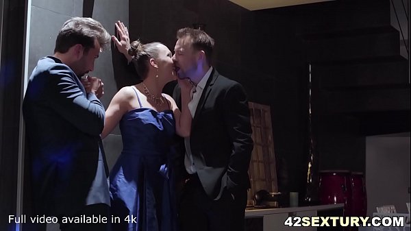 Play MP4 - Charming Two Guys at the Party Yields Two Dicks in Her - Blue Angel&comma; Erik Everhard&comma; Gerson