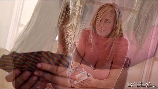 Cute & playful blonde Brett Rossi seduces her brunette girlfriend 