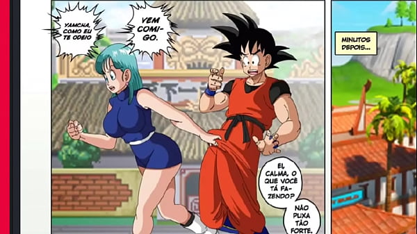 Goku e Bulma ficam pela primeira_vez Bulma tira avirgindade de goku