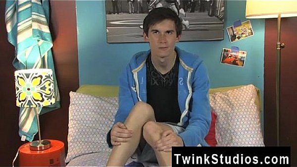 Amazing gay scene Skyelr Bleu is on camera giving an interview and 