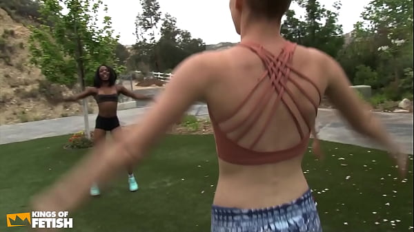 Gym Teacher Eats And Plays With Her Sexy Girls On The Floor thumbnail