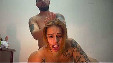 Camila Vegas Aguentando O Pau Grosso No Cu Apertado At&eacute; Gozada Creampie Dentro - Completo thumbnail