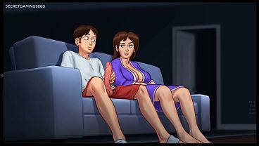 Peeking Milf Stepmom Helps Her Stepson Masturbating| Mature Stepmom Fingering Herself In Front Of Stepson - Summertime Saga 25 By Darkcookie - 3d Porn Game thumbnail