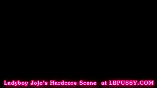 Post-Op Ladyboy Jojo Toying With The Eiffel Tower 