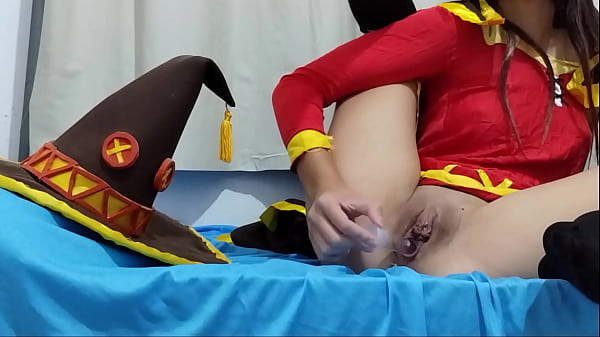 Hot Megumin Is Loving Sticking Things In Her Pussy thumbnail