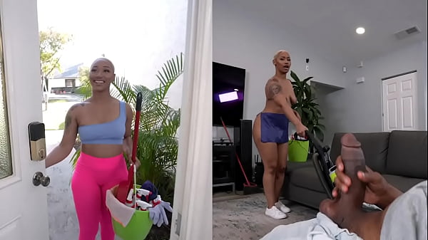 BANGBROS Big BootyBlack Maid Thick Ass Daphne Going The Extra Mile