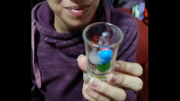 Quickie! Handjob, Blowjob, And Eating The Cum With Some M&ms! thumbnail