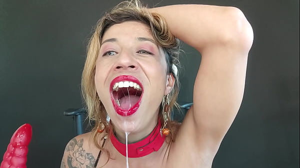 Submissive slut fucking ass pussy and_mouth