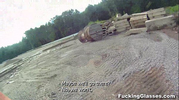 Fucking Glasses - Fucked Emma on a construction site teen-porn