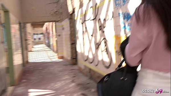 GERMAN SCOUT - PETITE TEEN NATASCHA TALK TO FIRST FUCK AT_PICK UP STREET_CASTING