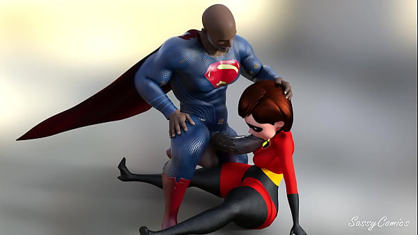 The Incredibles Helen Parr Anal Fucked By Black Superman Parody thumbnail