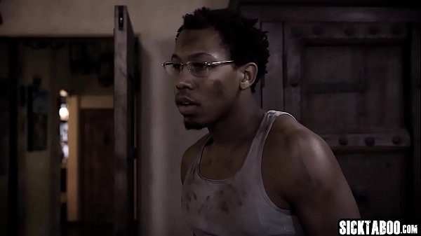 Blind blonde teen fucked by a workers big black_cock